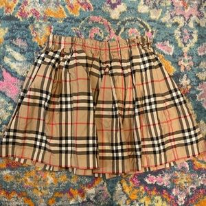 Gently used Burberry kids skirt